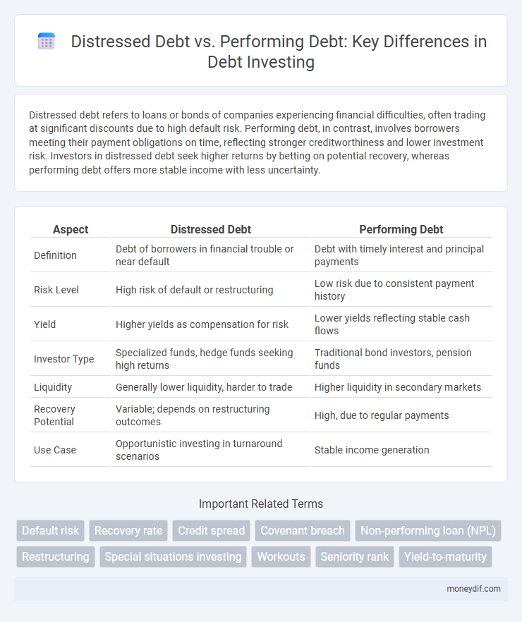 Distressed Debt vs. Performing Debt: Key Differences in Debt Investing