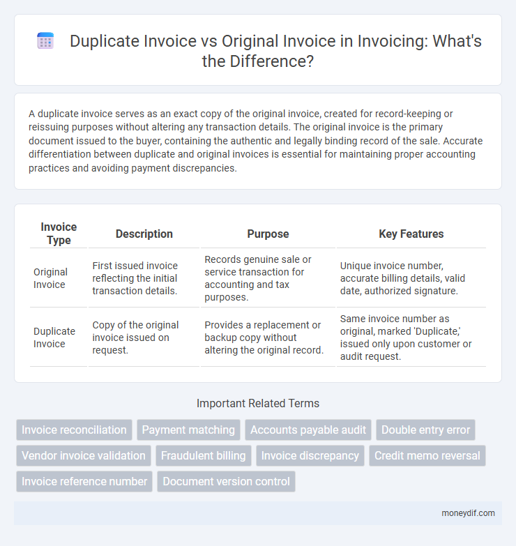 Duplicate Invoice vs Original Invoice in Invoicing: What's the Difference?