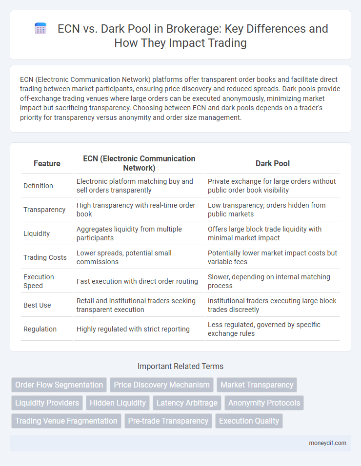 ECN vs. Dark Pool in Brokerage: Key Differences and How They Impact Trading