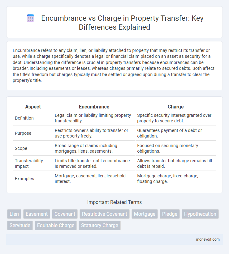 Encumbrance vs Charge in Property Transfer: Key Differences Explained