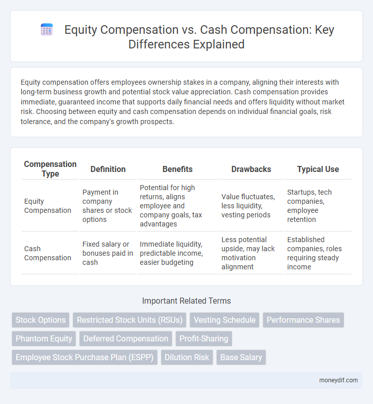 Equity Compensation vs. Cash Compensation: Key Differences Explained