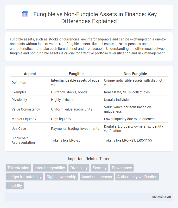 Fungible vs Non-Fungible Assets in Finance: Key Differences Explained