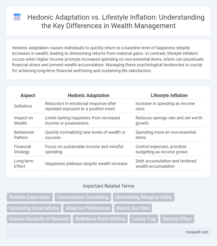 Hedonic Adaptation vs. Lifestyle Inflation: Understanding the Key Differences in Wealth Management