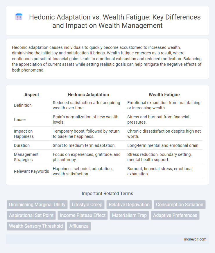 Hedonic Adaptation vs. Wealth Fatigue: Key Differences and Impact on Wealth Management