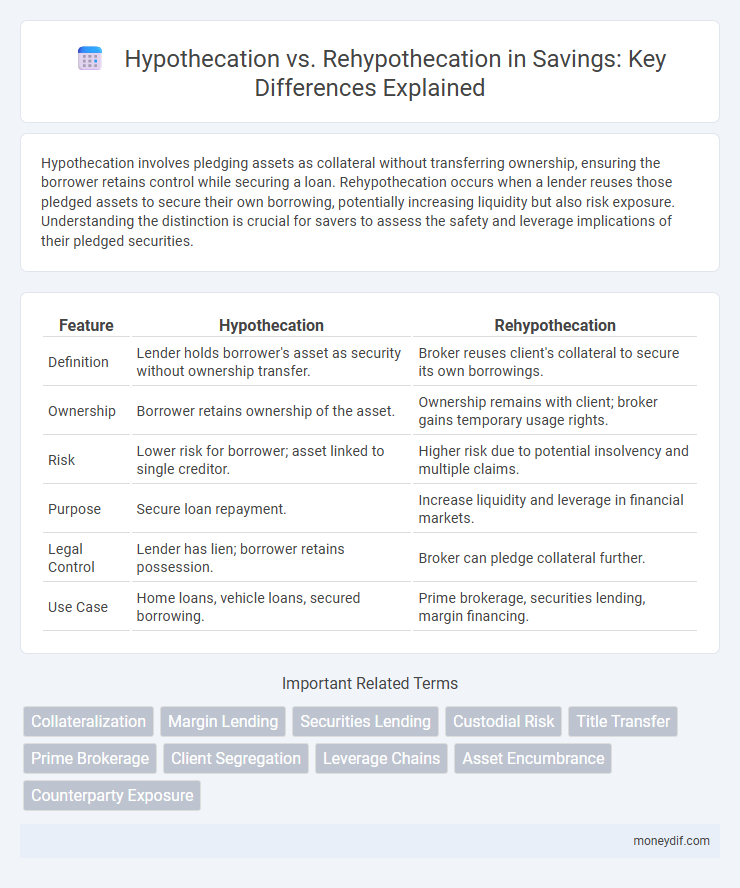 Hypothecation vs. Rehypothecation in Savings: Key Differences Explained