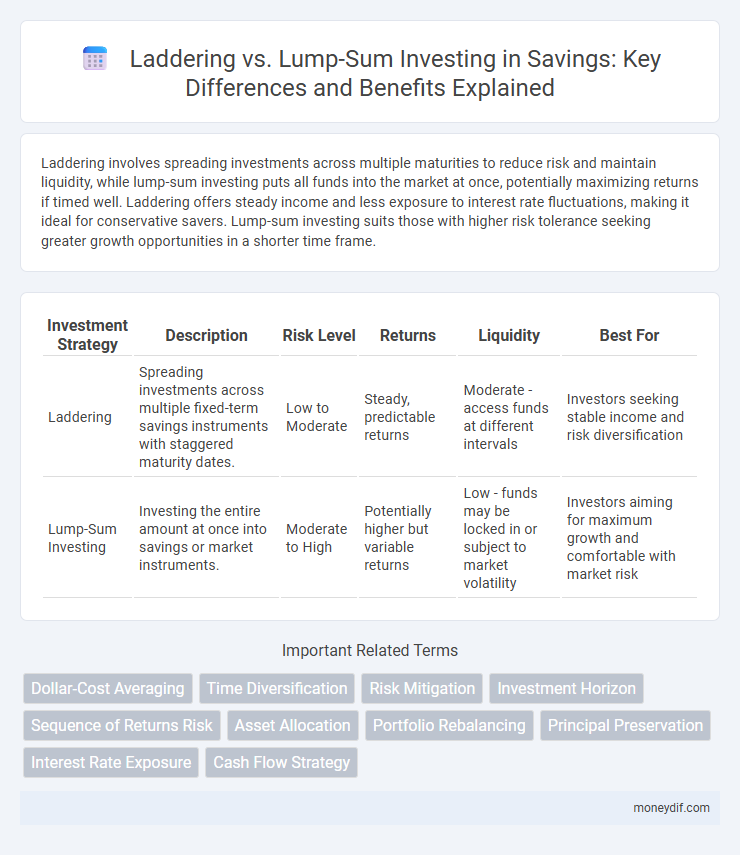 Laddering vs. Lump-Sum Investing in Savings: Key Differences and Benefits Explained