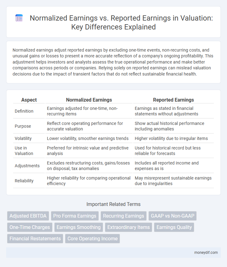 Normalized Earnings vs. Reported Earnings in Valuation: Key Differences Explained