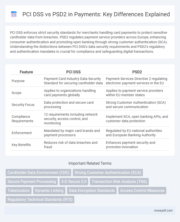 PCI DSS vs PSD2 in Payments: Key Differences Explained