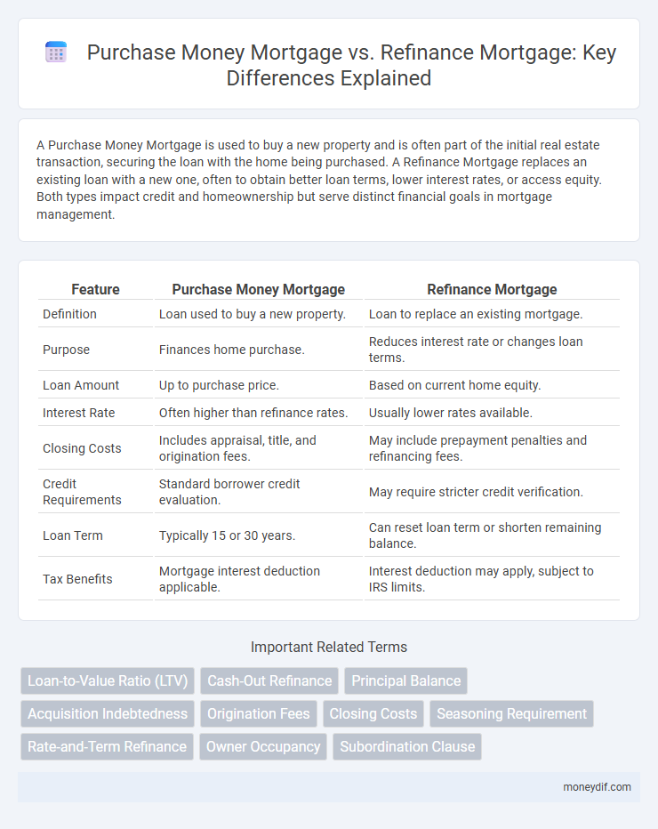 Purchase Money Mortgage vs. Refinance Mortgage: Key Differences Explained