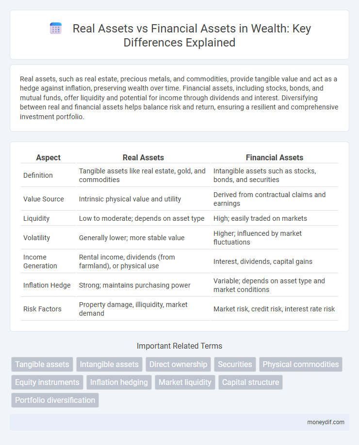 Real Assets vs Financial Assets in Wealth: Key Differences Explained