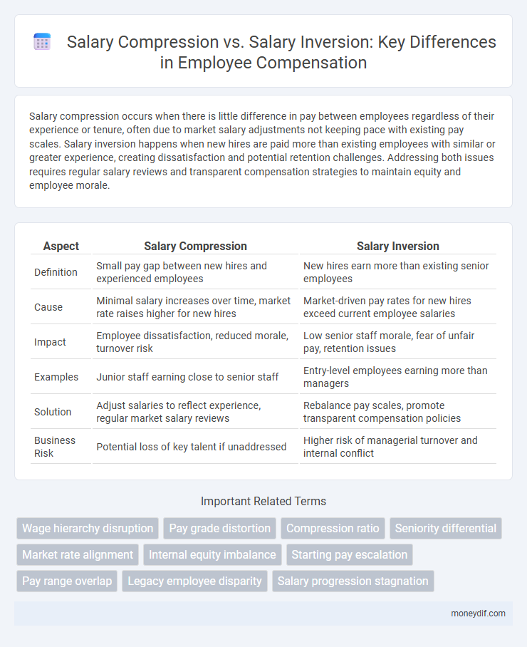 Salary Compression vs. Salary Inversion: Key Differences in Employee Compensation