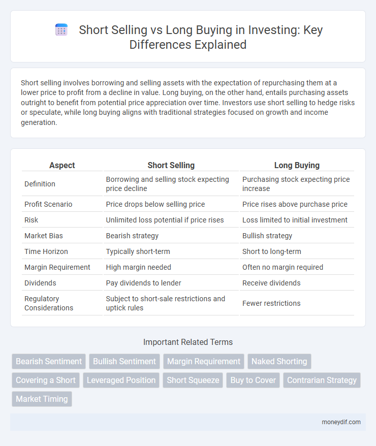 Short Selling vs Long Buying in Investing: Key Differences Explained
