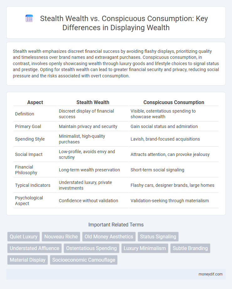 Stealth Wealth vs. Conspicuous Consumption: Key Differences in Displaying Wealth