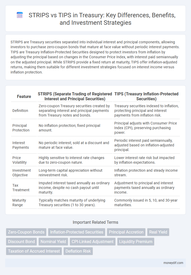 STRIPS vs TIPS in Treasury: Key Differences, Benefits, and Investment Strategies