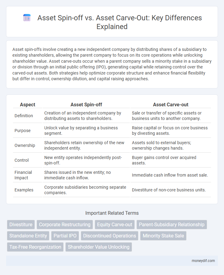 Asset Spin-off vs. Asset Carve-Out: Key Differences Explained