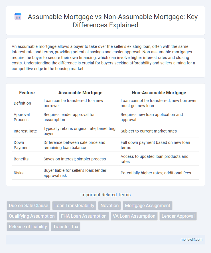 Assumable Mortgage vs Non-Assumable Mortgage: Key Differences Explained