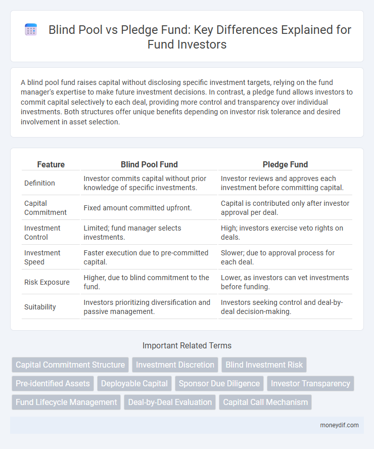 Blind Pool vs Pledge Fund: Key Differences Explained for Fund Investors