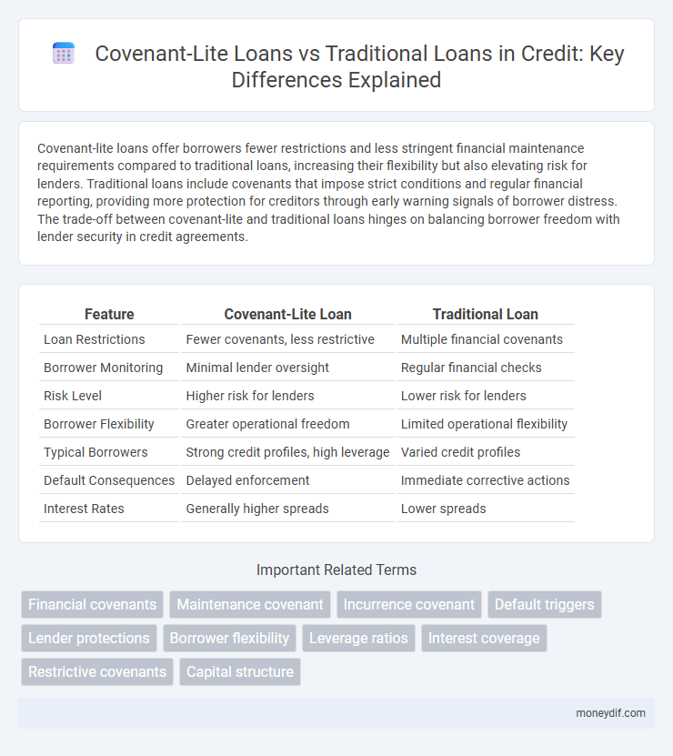 Covenant-Lite Loans vs Traditional Loans in Credit: Key Differences Explained