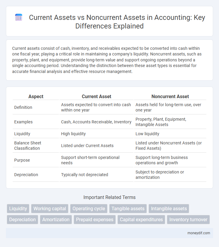 Current Assets vs Noncurrent Assets in Accounting: Key Differences Explained