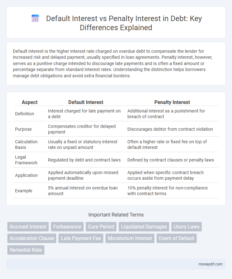 Default Interest vs Penalty Interest in Debt: Key Differences Explained
