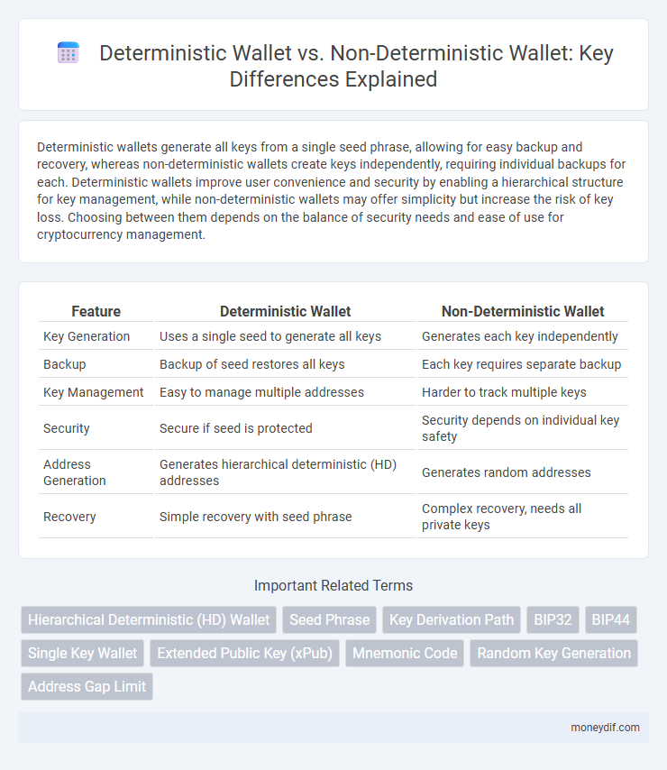 Deterministic Wallet vs. Non-Deterministic Wallet: Key Differences Explained