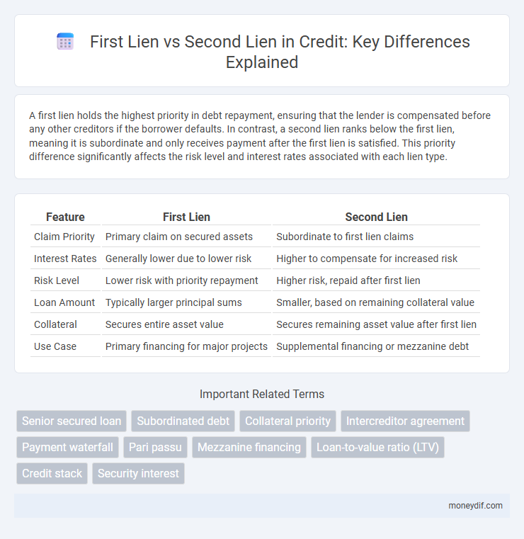 First Lien vs Second Lien in Credit: Key Differences Explained