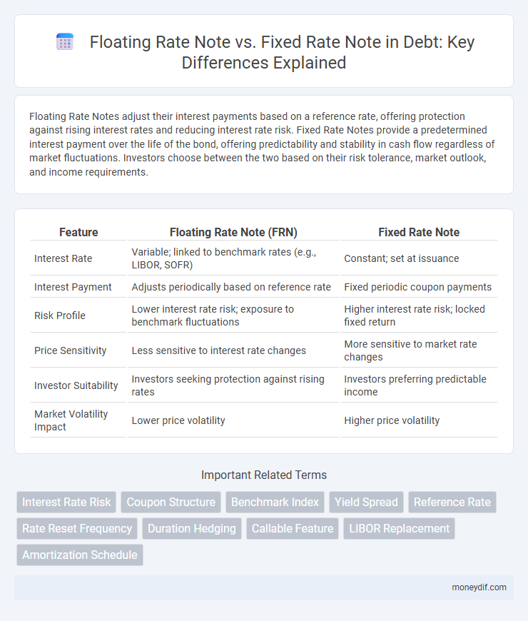 Floating Rate Note vs. Fixed Rate Note in Debt: Key Differences Explained