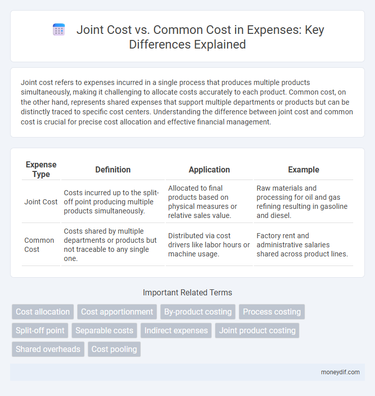 Joint Cost vs. Common Cost in Expenses: Key Differences Explained