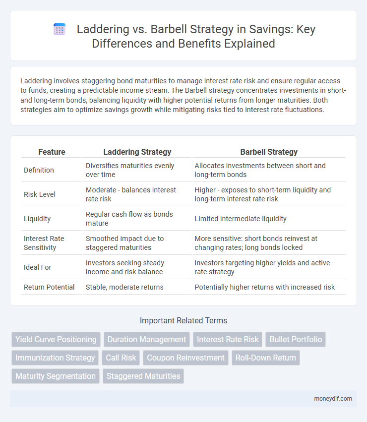 Laddering vs. Barbell Strategy in Savings: Key Differences and Benefits Explained