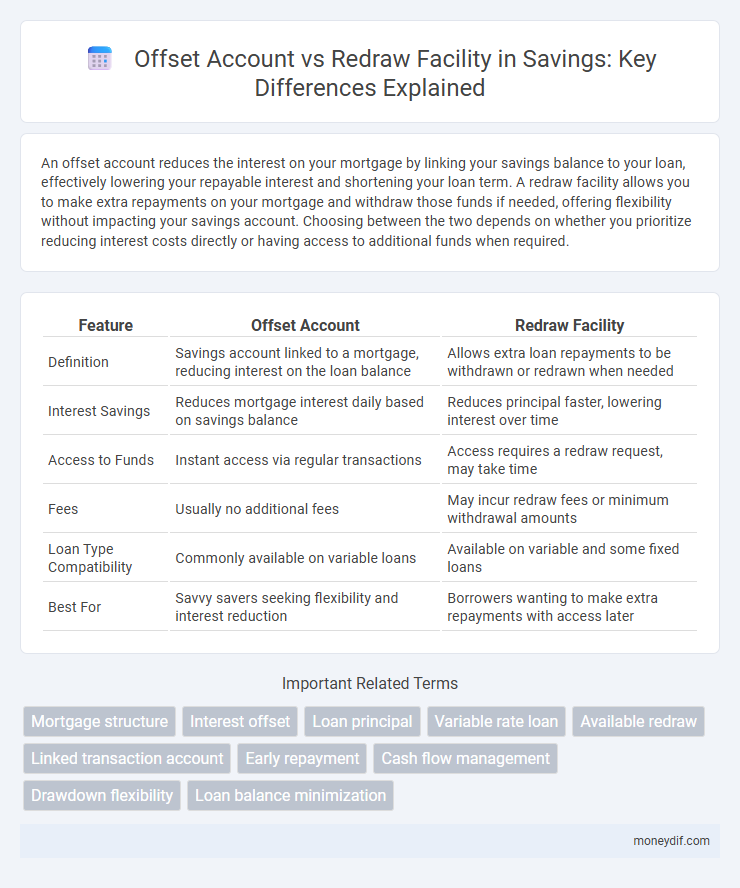 Offset Account vs Redraw Facility in Savings: Key Differences Explained