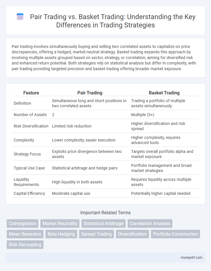 Pair Trading vs. Basket Trading: Understanding the Key Differences in Trading Strategies