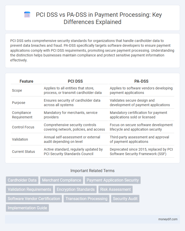 PCI DSS vs PA-DSS in Payment Processing: Key Differences Explained