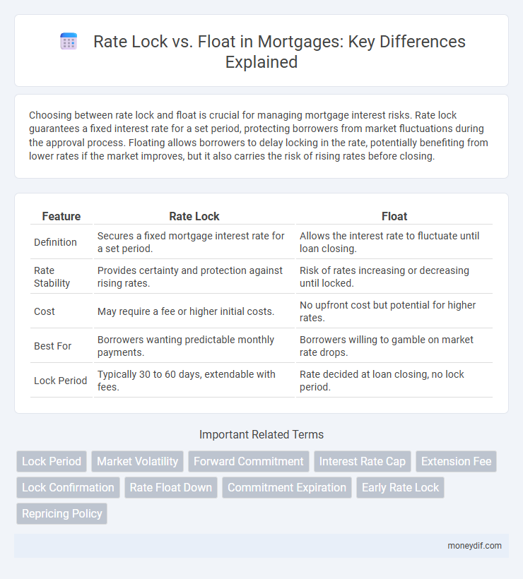 Rate Lock vs. Float in Mortgages: Key Differences Explained