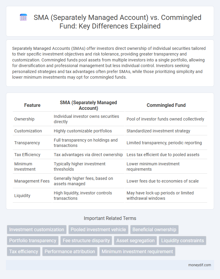 SMA (Separately Managed Account) vs. Commingled Fund: Key Differences Explained
