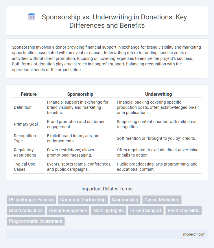 Sponsorship vs. Underwriting in Donations: Key Differences and Benefits