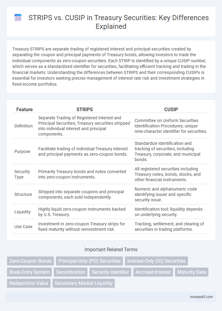 STRIPS vs. CUSIP in Treasury Securities: Key Differences Explained
