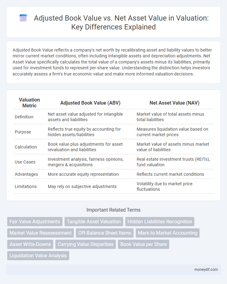 Adjusted Book Value vs. Net Asset Value in Valuation: Key Differences Explained