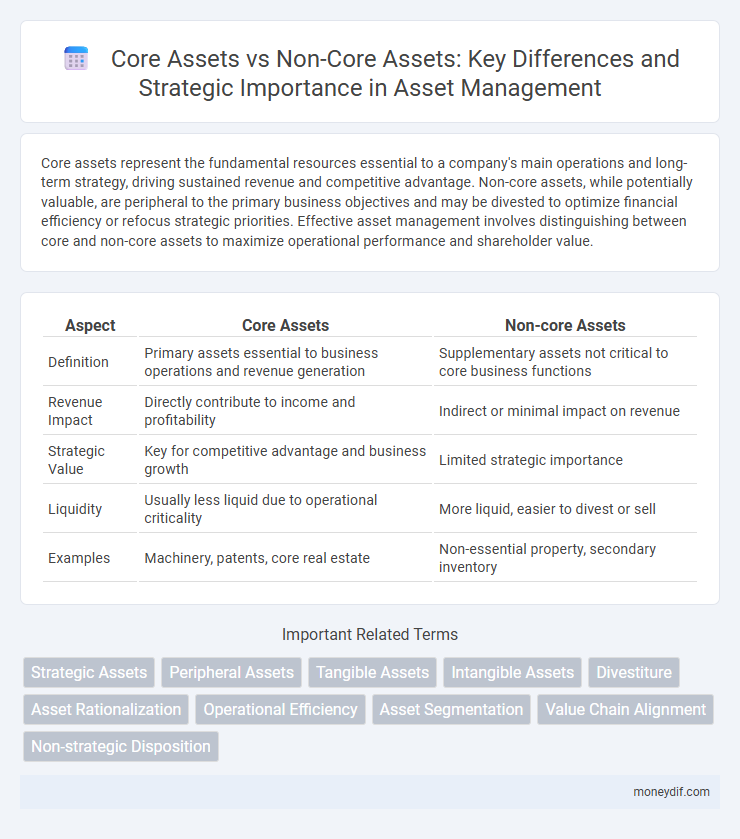 Core Assets vs Non-Core Assets: Key Differences and Strategic Importance in Asset Management