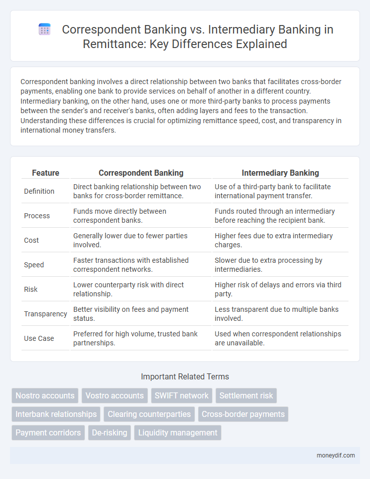 Correspondent Banking vs. Intermediary Banking in Remittance: Key Differences Explained