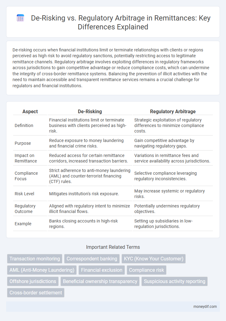 De-Risking vs. Regulatory Arbitrage in Remittances: Key Differences Explained