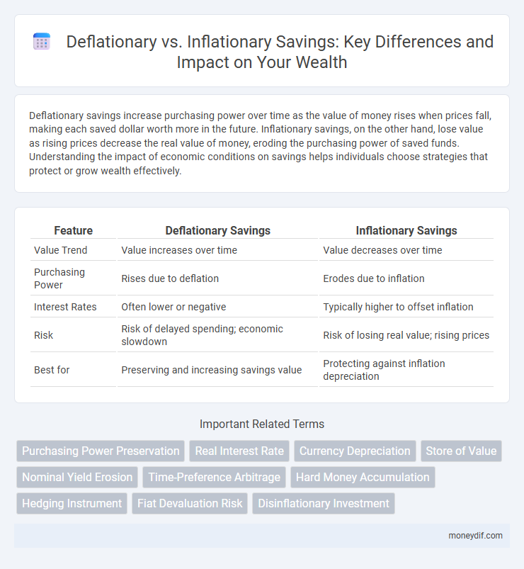 Deflationary vs. Inflationary Savings: Key Differences and Impact on Your Wealth