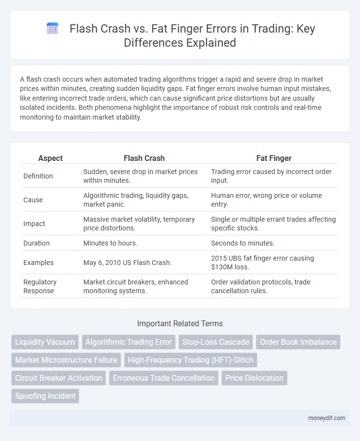 Flash Crash vs. Fat Finger Errors in Trading: Key Differences Explained