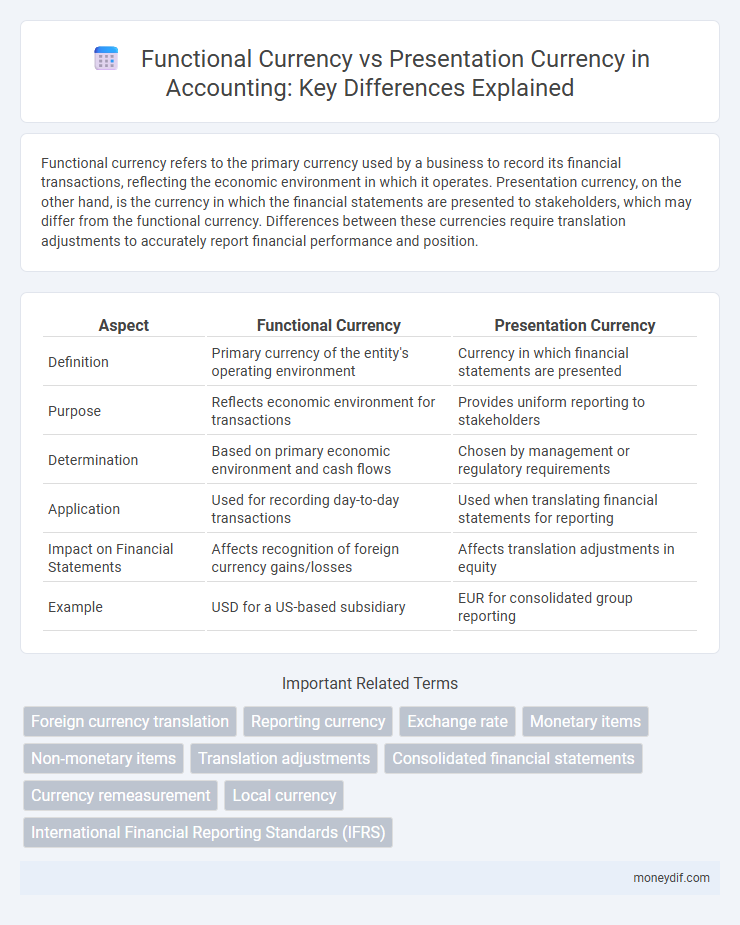 Functional Currency vs Presentation Currency in Accounting: Key Differences Explained