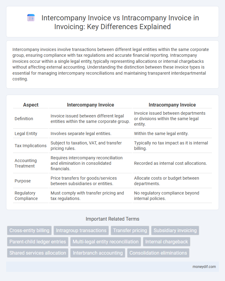 Intercompany Invoice vs Intracompany Invoice in Invoicing: Key Differences Explained