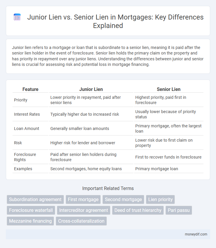 Junior Lien vs. Senior Lien in Mortgages: Key Differences Explained