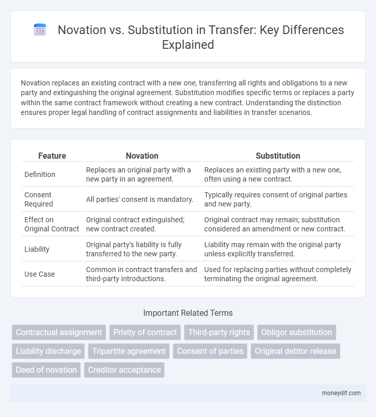 Novation vs. Substitution in Transfer: Key Differences Explained