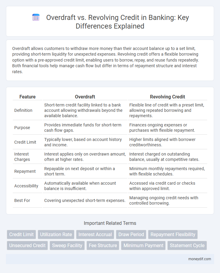 Overdraft vs. Revolving Credit in Banking: Key Differences Explained