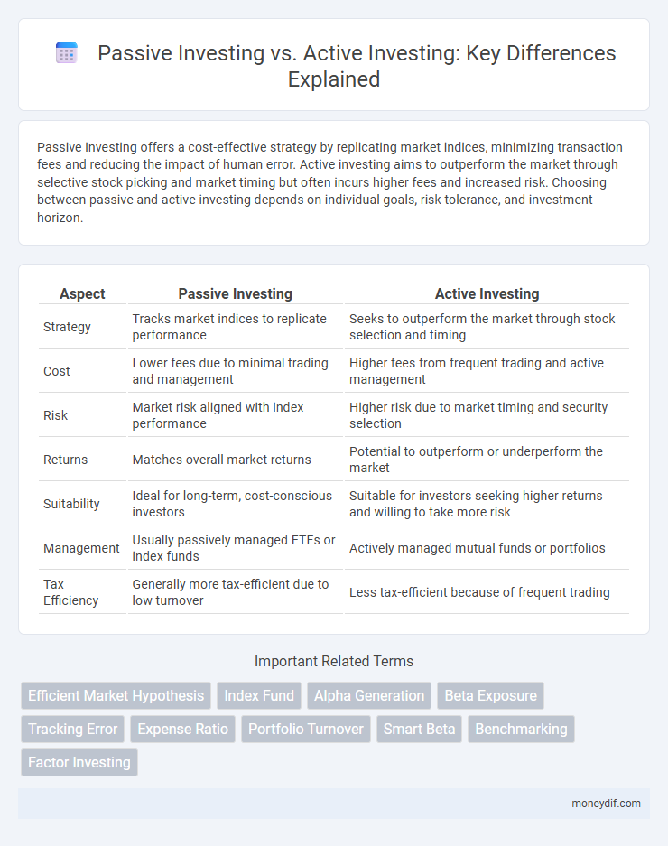 Passive Investing vs. Active Investing: Key Differences Explained