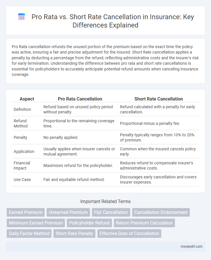 Pro Rata vs. Short Rate Cancellation in Insurance: Key Differences Explained