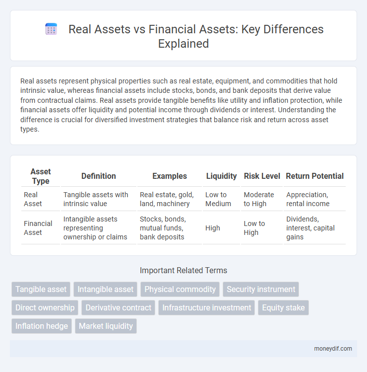 Real Assets vs Financial Assets: Key Differences Explained